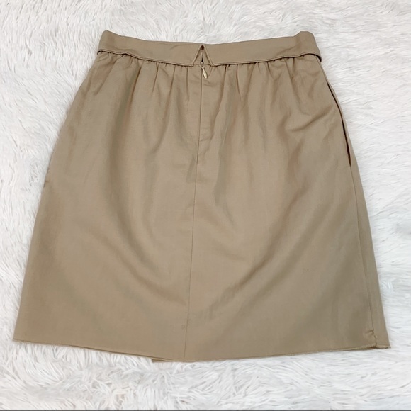 3.1 Philip Lim wool blend wool blend mini skirt in khaki beige high waisted - Picture 6 of 10